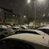 photo  de la neige se dépose sur les voitures, à angers, ce jeudi 20 novembre. 