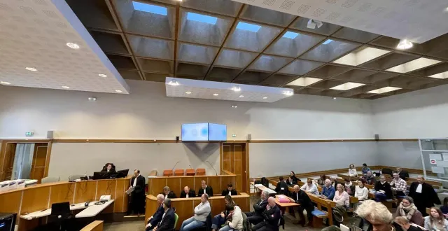 photo  angers, le vendredi 21 novembre 2025. le jugement dans l’affaire du feu d’artifice mortel du 14 juillet 2022 à cholet a été mis en délibéré.  &copy;  co - lucas rojouan 