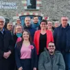 photo  ils s’engagent pour l’avenir de beaucouzé. de gauche à droite, devant : yves meignen, audrey morineau, ingrid degrott, hélène bernugat, david anfraix, joël hauchecorne. derrière : xavier anaïs, inès touzi, nicolas masson, pierre-emmanuel robert, karine blanvillain, et maud grente. absents sur la photo : mickaël lefeuvre et peggy massol. 