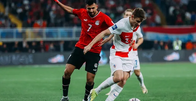 photo  l’égypte et la croatie s’étaient affrontés lors des fifa series en 2024.  &copy;  abeer ahmed / nurphoto via afp 
