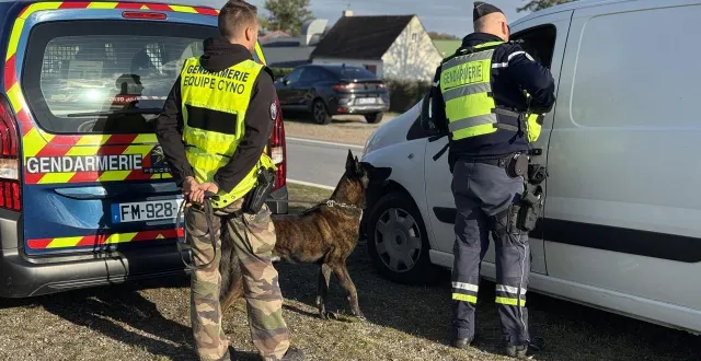 photo  un contrôle routier près de mortagne-au-perche en octobre 2025 (photo d’illustration).  &copy;  ouest-france 