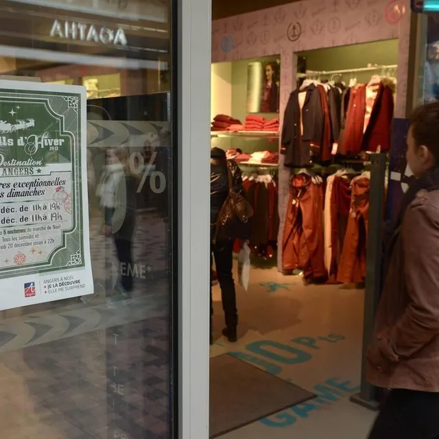photo les commerces du centre-ville d’angers pourront ouvrir les dimanches 30 novembre, 14 et 21 décembre  ©  archives co