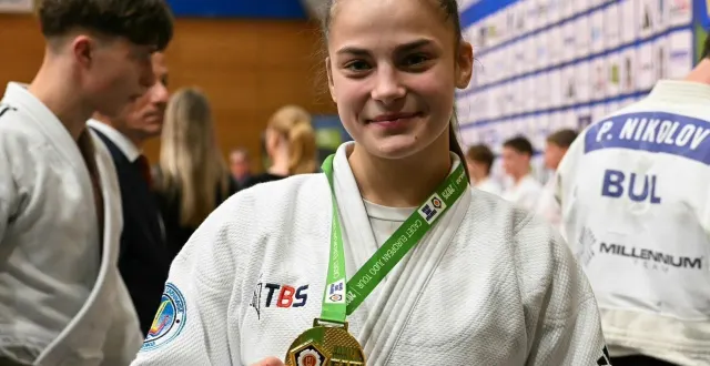 photo  victorieuse en slovénie il y a un mois, héléa bailleul participe à une nouvelle épreuve de coupe d’europe, ce samedi 22 novembre 2025, à thessalonique.  &copy;  fournie par grégoire bailleul 