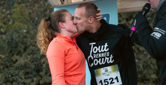 photo  une demande en mariage devant 5000 personnes au départ.  &copy;  rémi blomme 