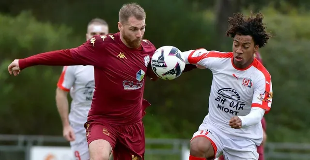 photo  maël atindehou vallez et les léodgardiens n’ont pas trouvé la solution.  &copy;  co - marie delage 