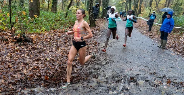photo  alessia zarbo termine deuxième de la course.  &copy;  le maine libre 