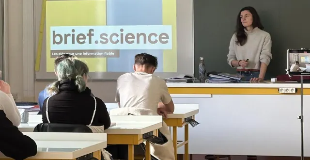 photo  une semaine consacrée à la science pour les élèves du lycée jean-monnet.  &copy;  ouest-france 