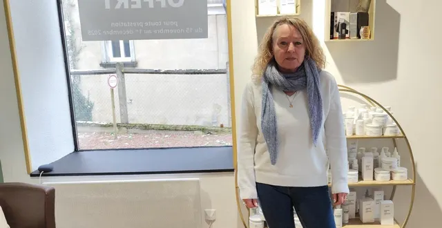 photo  de retour à l’aigle d’où elle est originaire, isabelle gouin vient d’ouvrir son salon de coiffure, à deux pas de la gare.  &copy;  ouest-france 