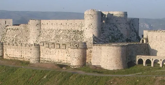 photo  le krak des chevaliers, place fortifiée des croisés, en syrie.  &copy;  gilles duchêne 