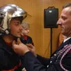 photo  le jeune sapeur-pompier cycle 4 maxime courtillet devient sapeur. 