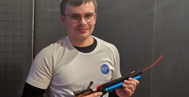 photo  lucien delozier, 16 ans, deuxième aux championnats de normandie à argentan ce week-end.  &copy;  ouest-france 