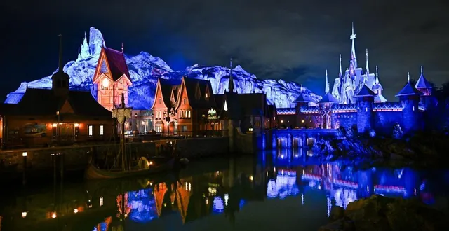 photo  présentation de la future attraction du parc disneyland paris avec l’ouverture en 2026 du monde « world of frozen » avec des nouvelles attractions comme celle inspirée du dessin animé « la reine de neiges » et le royaume d’arendelle de disney.  &copy;  franck dubray / ouest france 