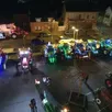 photo  les tracteurs illuminés lors de l’édition 2024. 