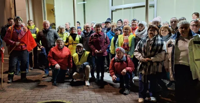 photo  lors du téléthon 2023,  anim’ecommoy avait déjà organisé une randonnée nocturne.  &copy;  ouest-france 