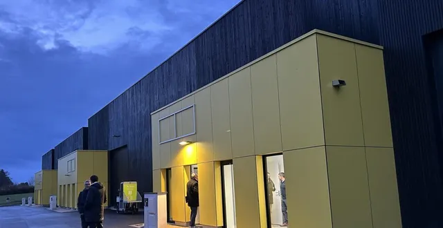 photo  le nouvel hôtel d’entreprises de la milesse, zone de tremblaie.  &copy;  ouest-france 