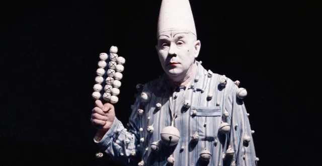 photo  le clown du spectacle, jean lambert-wild, « alias » granblanc.  &copy;  alan van wassenhove 