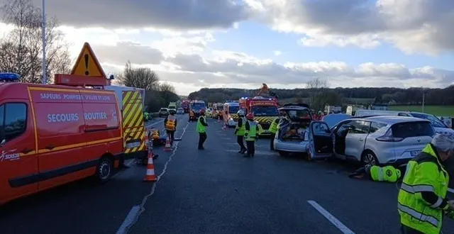 photo  un grave accident s’est produit sur l’a11, dans une zone de travaux, ce mardi 25 novembre 2025.  &copy;  vinci autoroutes 