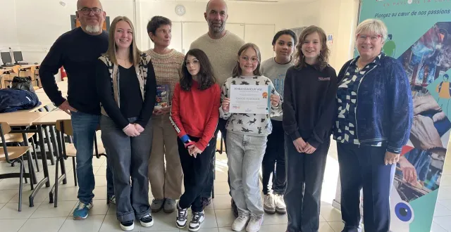 photo  le collège garcie ferrande à saint-gilles-croix-de-vie a été récompensé pour sa forte participation aux journées régionales de la visite d’entreprise en octobre.  &copy;  ouest-france 