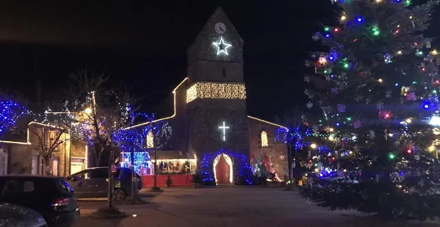 photo  l’événement des villes et villages illuminés revient pour la 29e année dans les environs de flers (orne).  &copy;  ouest-france 