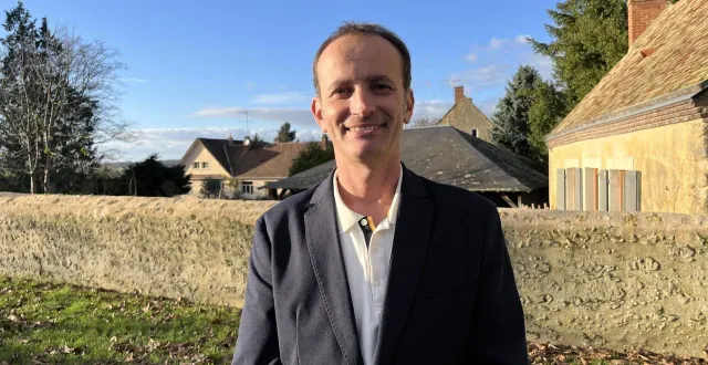 photo  maire depuis 2020 de sceaux-sur-huisne, éric descombes sollicitera un nouveau mandat auprès de ses électeurs.  &copy;  le maine libre thomas négrier 