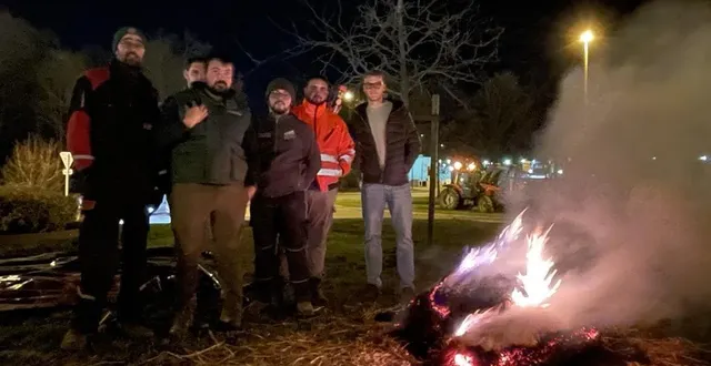 photo  les agriculteurs se sont mobilisés en sarthe ce mardi 25 novembre 2025.  &copy;  photo le maine libre 