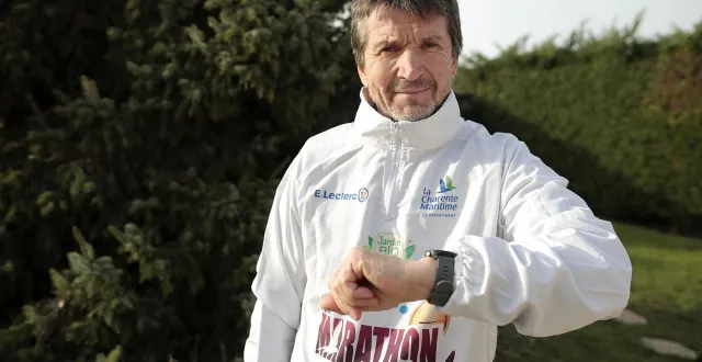 photo  nicolas goudeau n’a pas raté une édition du marathon de la rochelle depuis la création de l’épreuve.  &copy;  co - benoit felace 