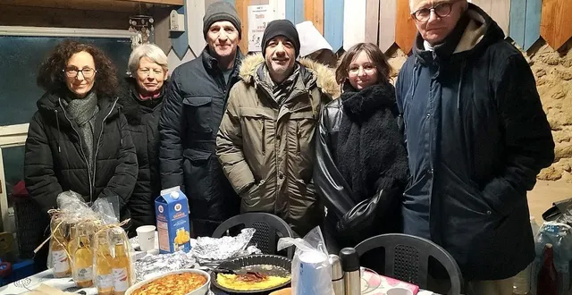 photo  les bénévoles de la vigilante athlétisme : delphine, claudine, christophe, fred, cornille et jean-françois.  &copy;  le maine libre 