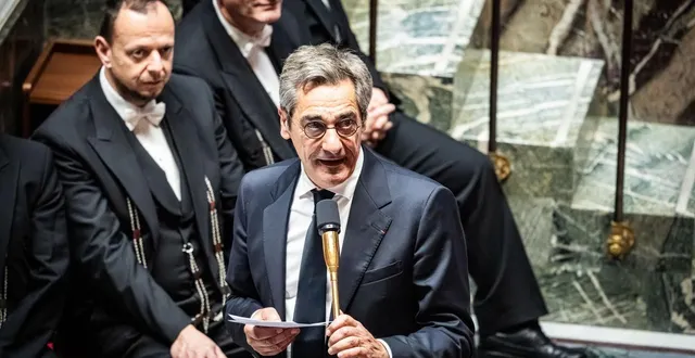 photo  serge papin, ministre des petites et moyennes entreprises, du commerce, de l'artisanat, du tourisme et du pouvoir d'achat, prend la parole lors de la séance publique de questions au gouvernement français au palais bourbon, dans l'hémicycle de l'assemblée nationale française, à paris, le 18 novembre 2025.  &copy;  xose bouzas / hans lucas via afp 