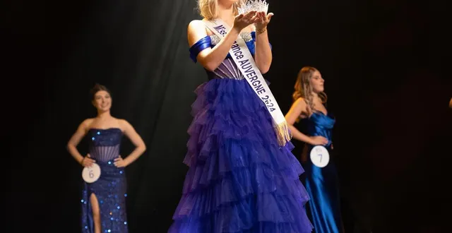 photo  miss élégance auvergne, lors de son couronnement.  &copy;  philipictures 
