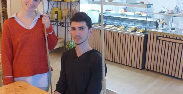 photo  le couple adrien hérault et clélia cornet ont ouvert la cabane des gourmand.e.s, au 95, avenue pasteur.  &copy;  ouest-france 