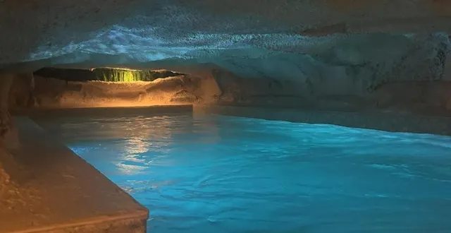 photo  un couple du pas-de-calais a transformé un local en grotte avec notamment une piscine souterraine. vous pouvez réserver une nuit sur airbnb.  &copy;  la grotte 