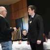 photo lors de l’assemblée générale de l’union nationale des combattants de sablé-sur-sarthe, yves suard, le président départemental, a remis la médaille de bronze du mérite à alexandre hubert.