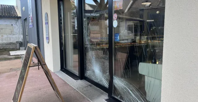 photo  la boulangerie de vivy a été victime d’une tentative de cambriolage.  &copy;  co 