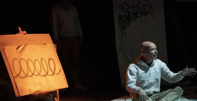 photo  un trait sans fin est un spectacle ouvert à tous, à partir de 8 ans.  &copy;  catherine mary houdin 