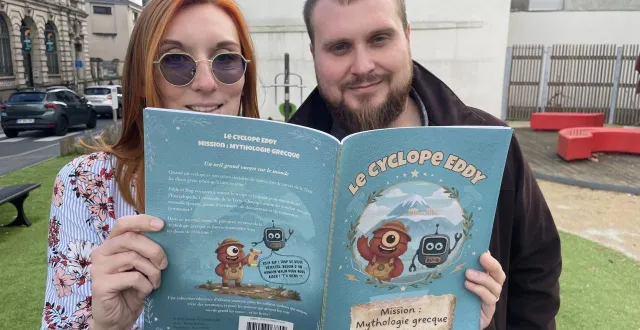 photo  marine et steven bauvoir ont publié en octobre 2025 le premier tome des aventures du cyclope eddy.  &copy;  ouest-france 