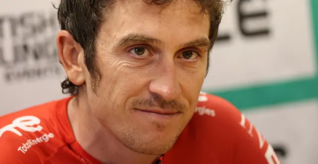 photo  vainqueur du tour de france 2018, le gallois geraint thomas va devenir directeur de course chez ineos.  &copy;  darren staples / afp 