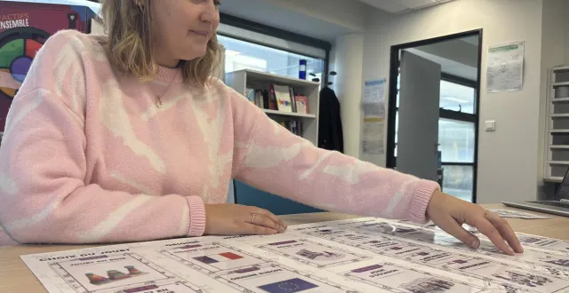 photo  eva cerio a vulgarisé les résultats de sa thèse sur les habitudes de consommations dans le secteur jouet dans le jeu ecotoys challenge.  &copy;  ouest-france 