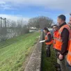 photo montjean-sur-loire, jeudi 27 novembre 2025. une équipe de veilleurs de digue a participé sur le terrain à l’exercice grande nature de gestion d’une crise autour d’un phénomène d’inondation.