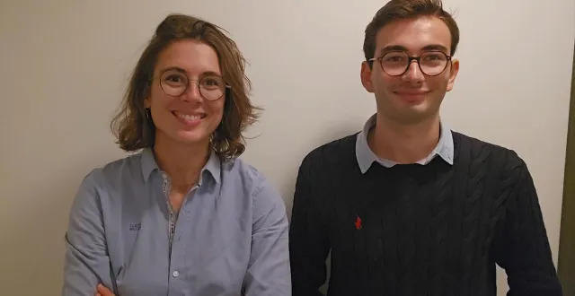 photo  agathe verger et axel morel, originaire de flers, dans l’orne, lancent un questionnaire baptisé carnets flériens.  &copy;  agathe verger 