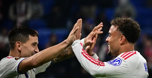 photo  l’olympique lyonnais occupe la tête du classement de ligue europa.  &copy;  afp / olivier chassignole 