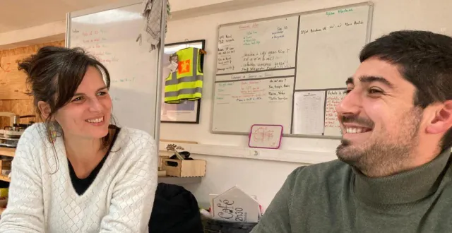 photo  cécile le fustec et kevin morinière.  &copy;  ouest-france 