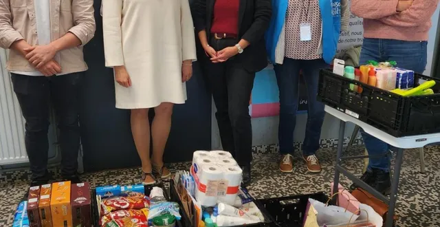 photo  la collecte de denrées pour la petite boutique est importante pour soutenir une centaine de familles.  &copy;  ouest-france 