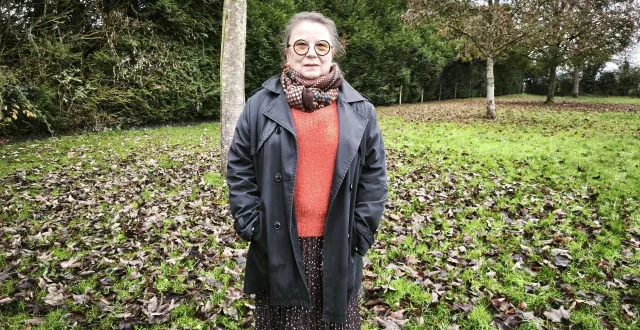 photo  nadine lelièvre candidate pour les municipales de mars 2026.  &copy;  le maine libre 