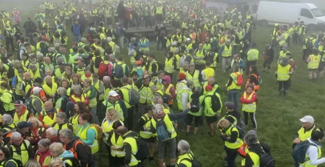 photo  l’année dernière, 791 marcheurs avaient pris le départ de la rando, dans la brume.  &copy;  archives ouest-france 