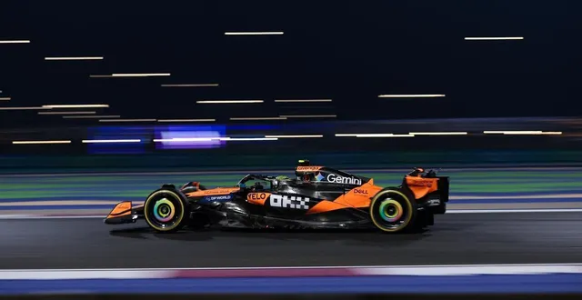 photo  lando norris lors du grand prix du qatar.  &copy;  eric alonso / afp 