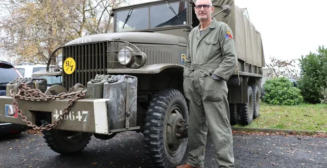 photo  frédéric lemaire doit se séparer d’une partie de sa collection de matériel militaire.  &copy;  co 