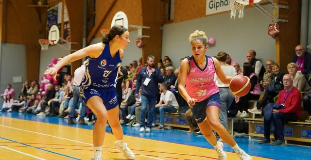 photo  jade gaillard a entretenu le suspense dans les dernières seconde à dieppe, en vain pour lambroisières, battu de deux points samedi 29 novembre 2025.  &copy;  ouest-france 