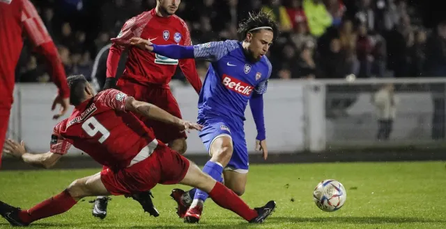 photo  soan deminguet et les beaucouzéens ne verront pas les 32es de finale.  &copy;  photopqr/sud ouest/maxppp 