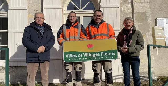 photo  la commune d’avezé a décroché sa première fleur au label des villes et villages fleuris.  &copy;  le maine libre 