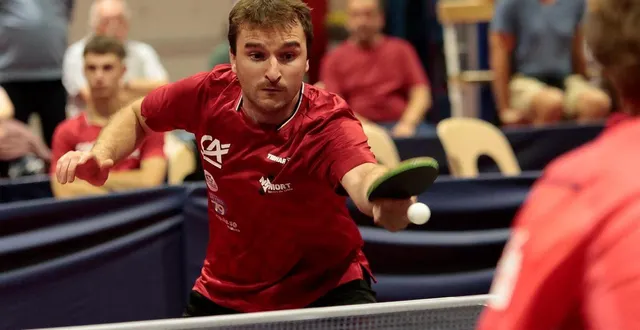photo  niort, le 13 septembre. comme ses coéquipiers niortais, thibault hillairet n’a pas fait la dentelle face à saint-quentin.  &copy;  co - benoit felace 